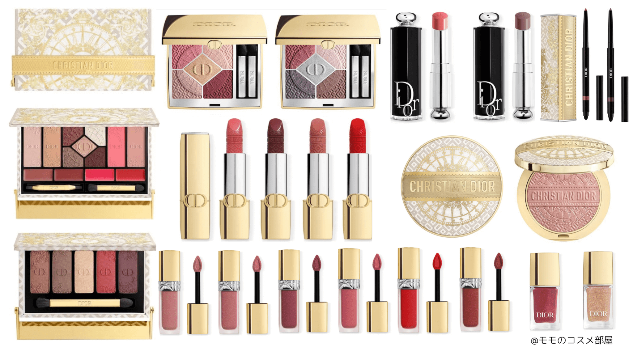 Christian Dior（クリスチャン・ディオール）CHRISTIAN DIOR度付きレンズメガネセットCD-7533J-B8R Qoo10] クリスチャン・ディオール Christi